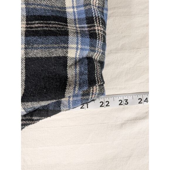 Legendary Outfitters Men’s Flannel Jacket Plaid Hooded Button Front Cotton Small - Picture 10 of 13